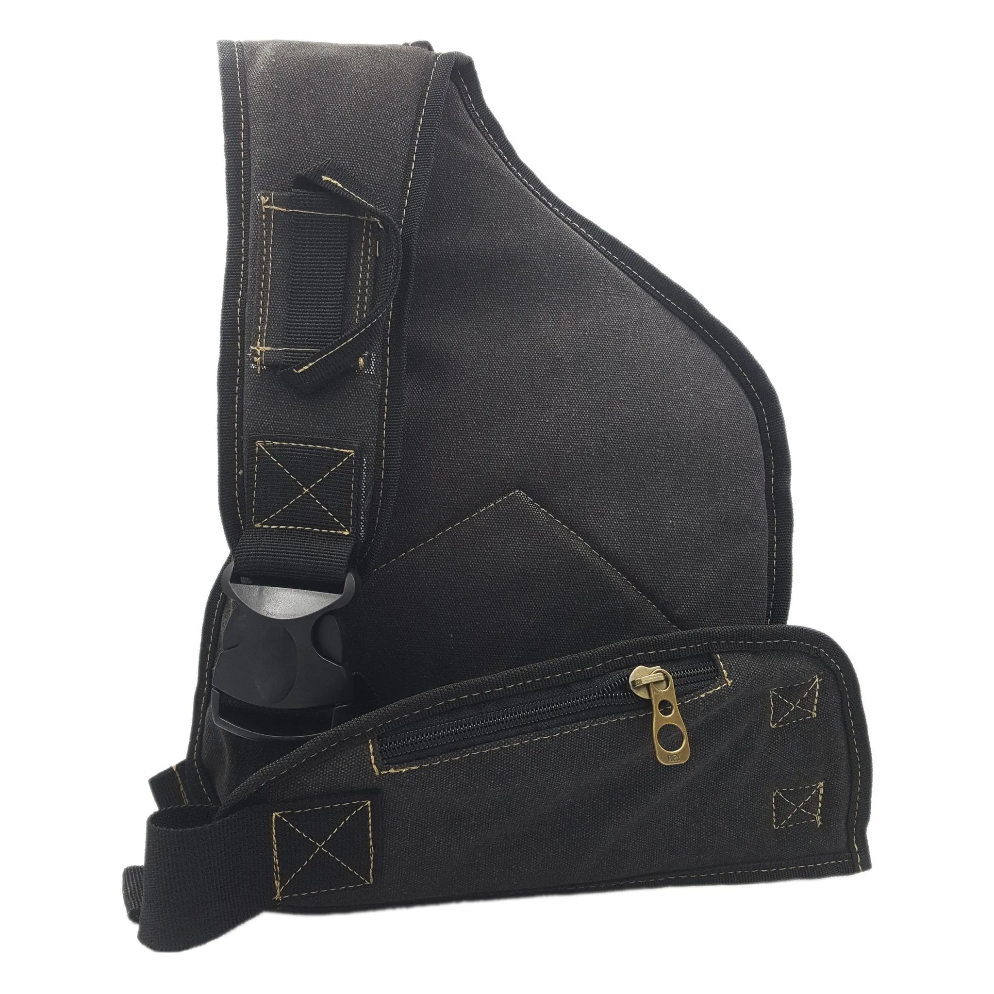 Canvas Sling Backpack - Black