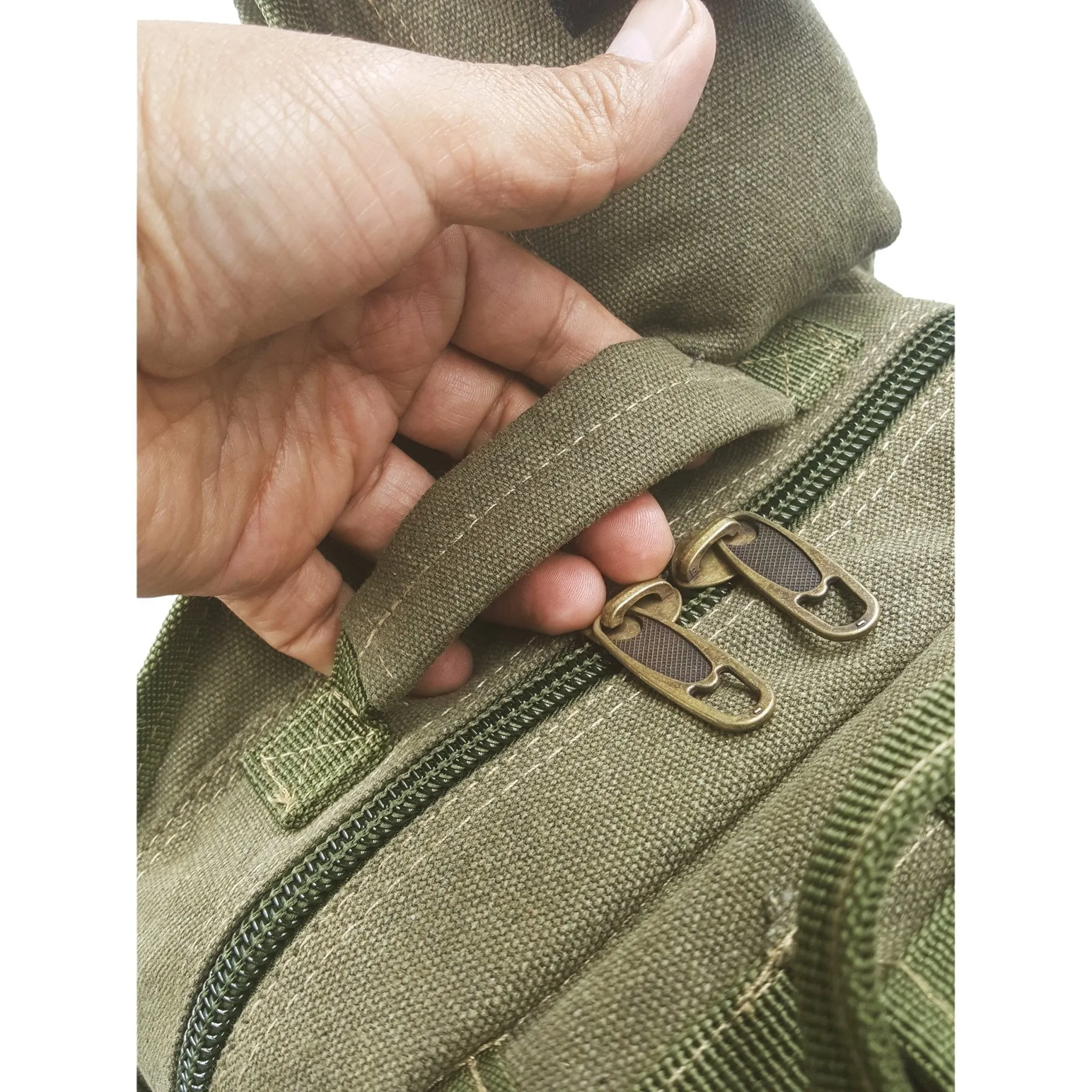Canvas Sling Backpack - Green