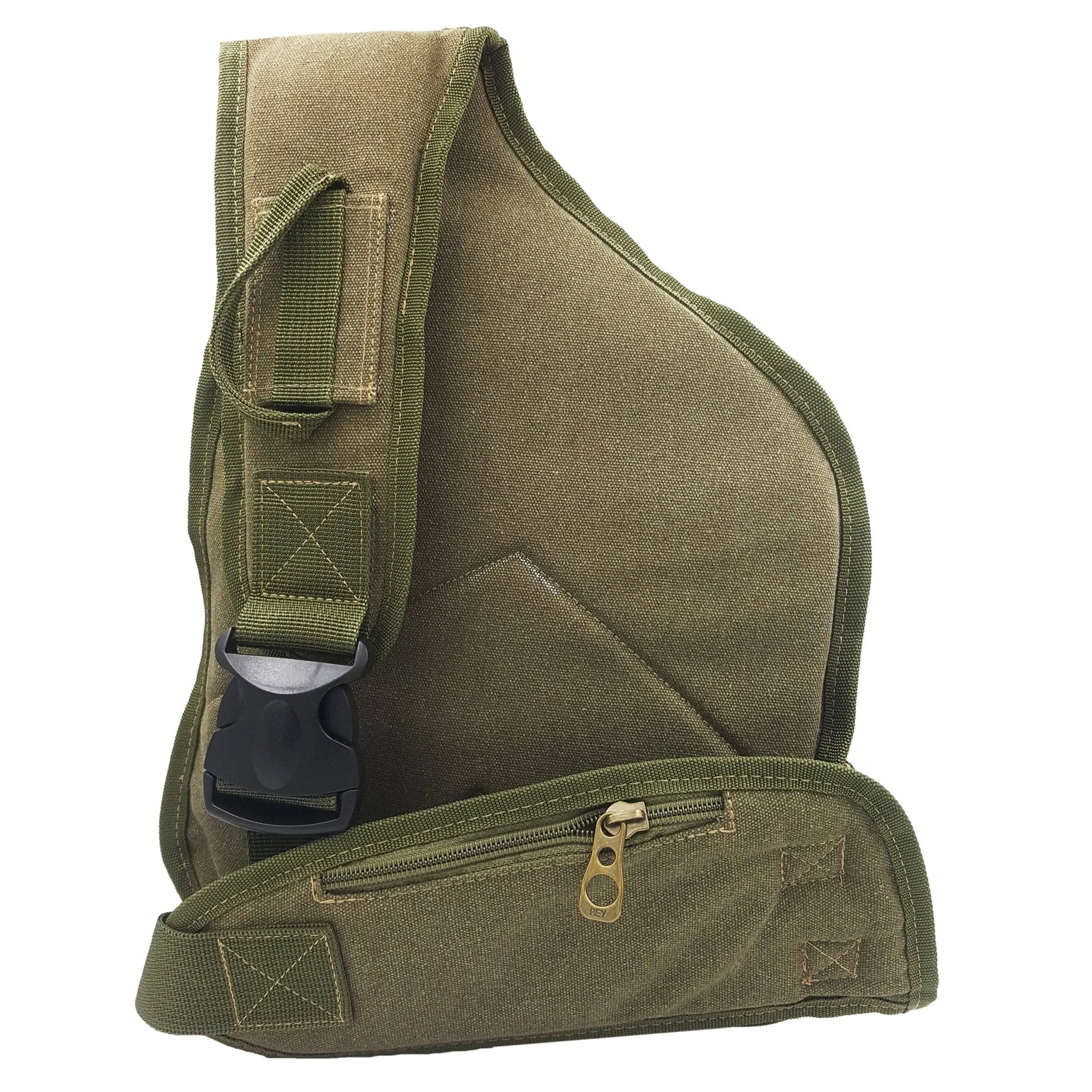 Canvas Sling Backpack - Green