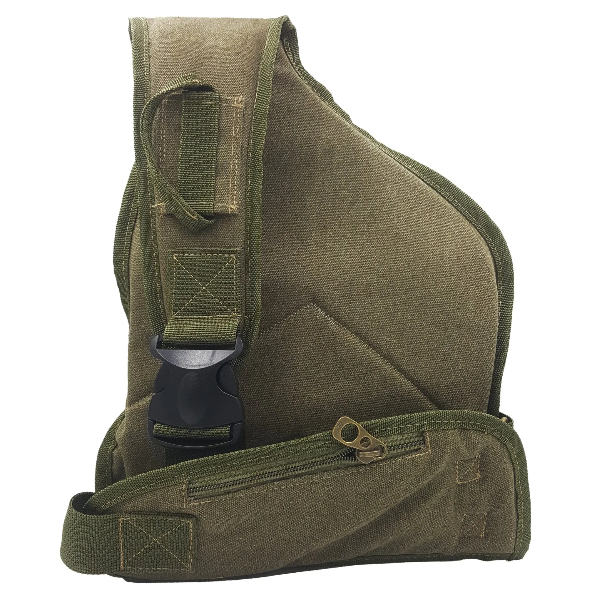 Canvas Sling Backpack - Green