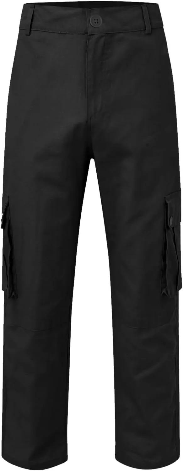 Cargo Pants for Men Big and Tall Relaxed Fit Open Bottom Straight Sweatpants Casual Jogging Athletic Hiking Pants Streetwear