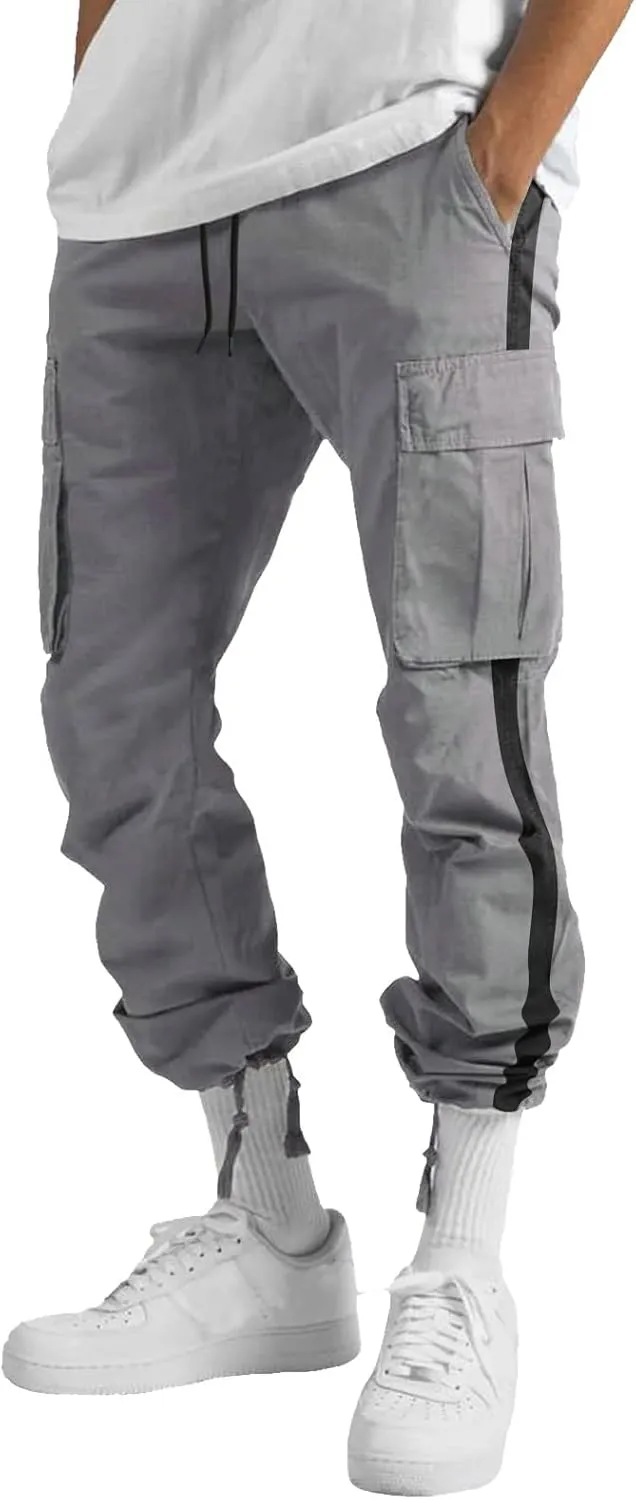 Cargo Pants for Men Work Jogger Sweatpants for Mens Pants Mens Casual Pants Mens Lounge Pants Fashion Loose Handsome