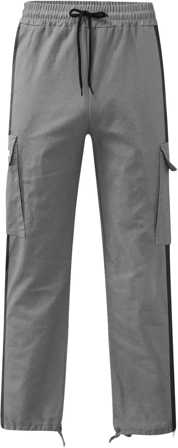 Cargo Pants for Men Work Jogger Sweatpants for Mens Pants Mens Casual Pants Mens Lounge Pants Fashion Loose Handsome