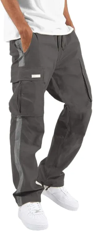 Cargo Pants for Men Work Jogger Sweatpants for Mens Pants Mens Casual Pants Mens Lounge Pants Fashion Loose Handsome
