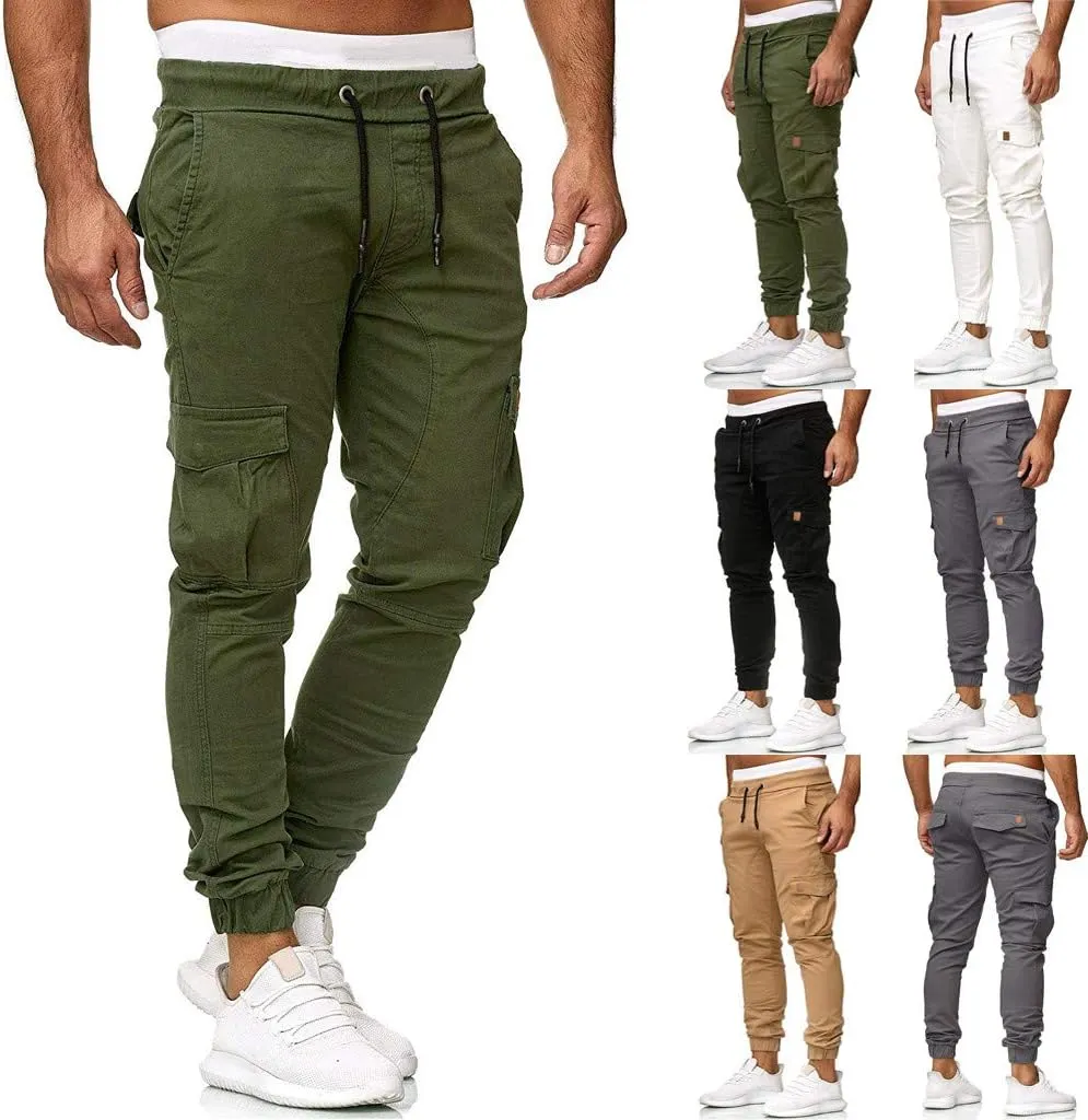 Cargo Sweatpants for Men Mens Lounge Pants Casual Athletic Pants with Pockets Cargo Pants for Men Sweat Pants Fashion