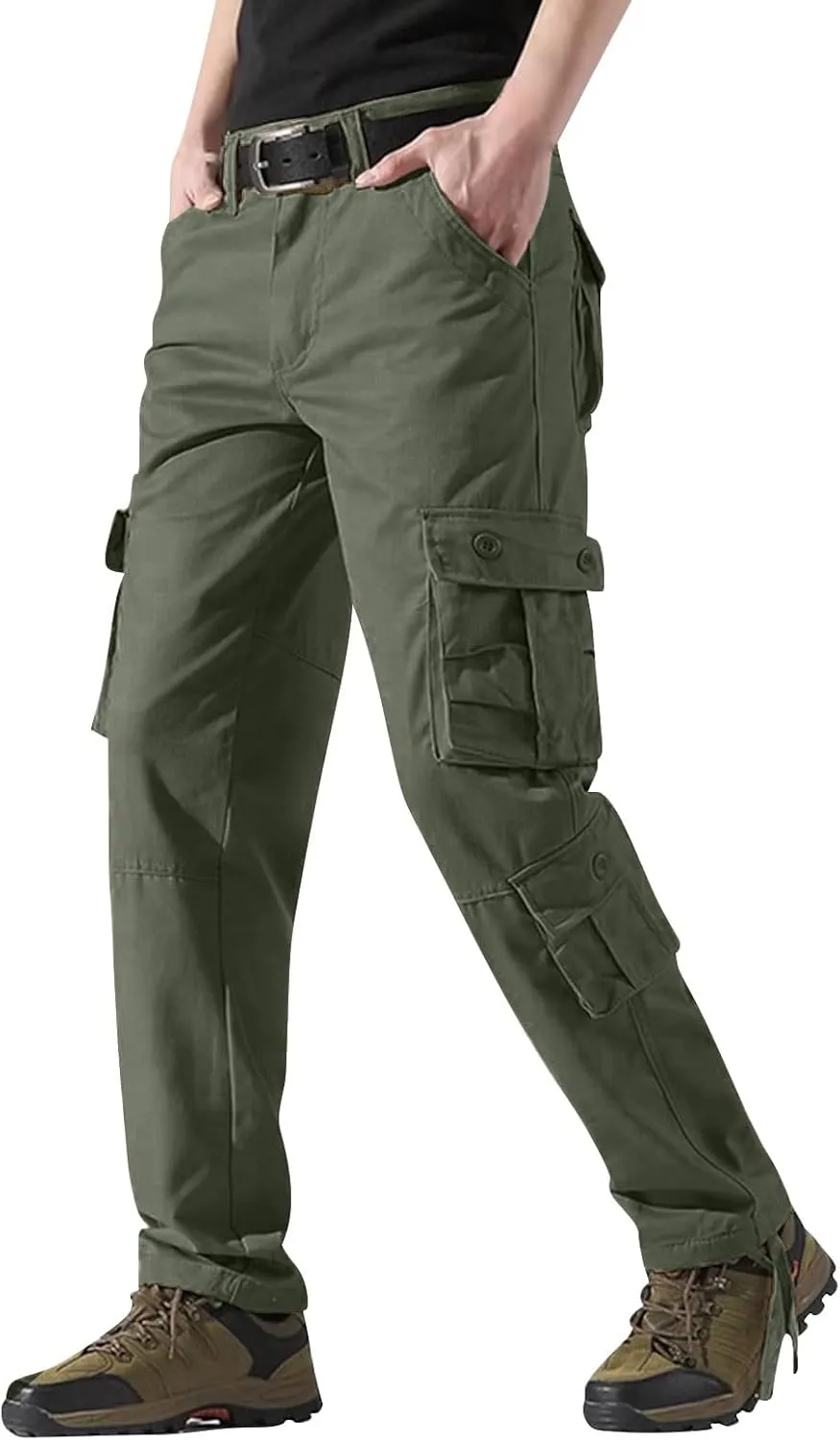Cargo Work Pants for Men Mens Docker Dress Pants Cargo Pants for Men Pack Straight Pants for Men Destination Cargo