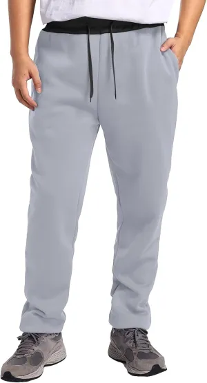 Casual Pants for Men Relaxed Fit Drawstring Stretch Waist Trouser Plus Size Workout Jogging Athletic Joggers Baggy Sweatpants