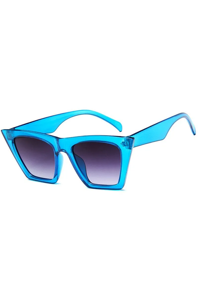 CAT EYE FASHION SQUARE SUNGLASSES