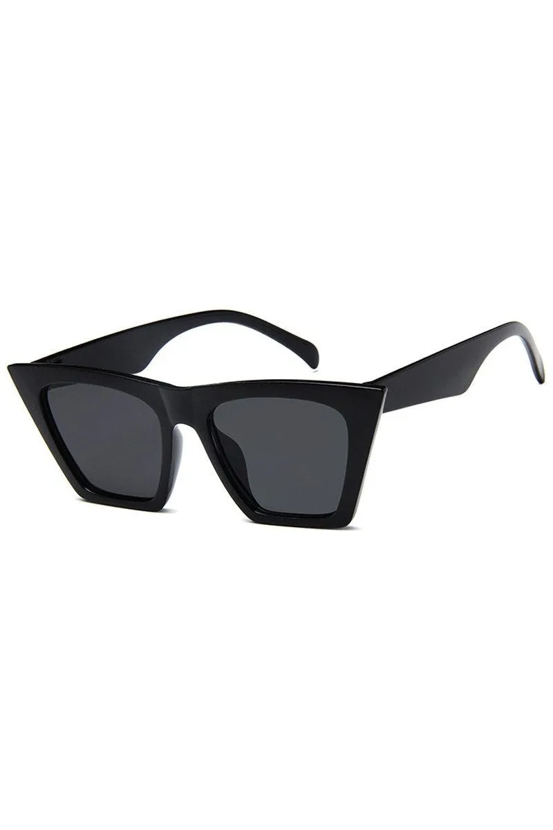 CAT EYE FASHION SQUARE SUNGLASSES