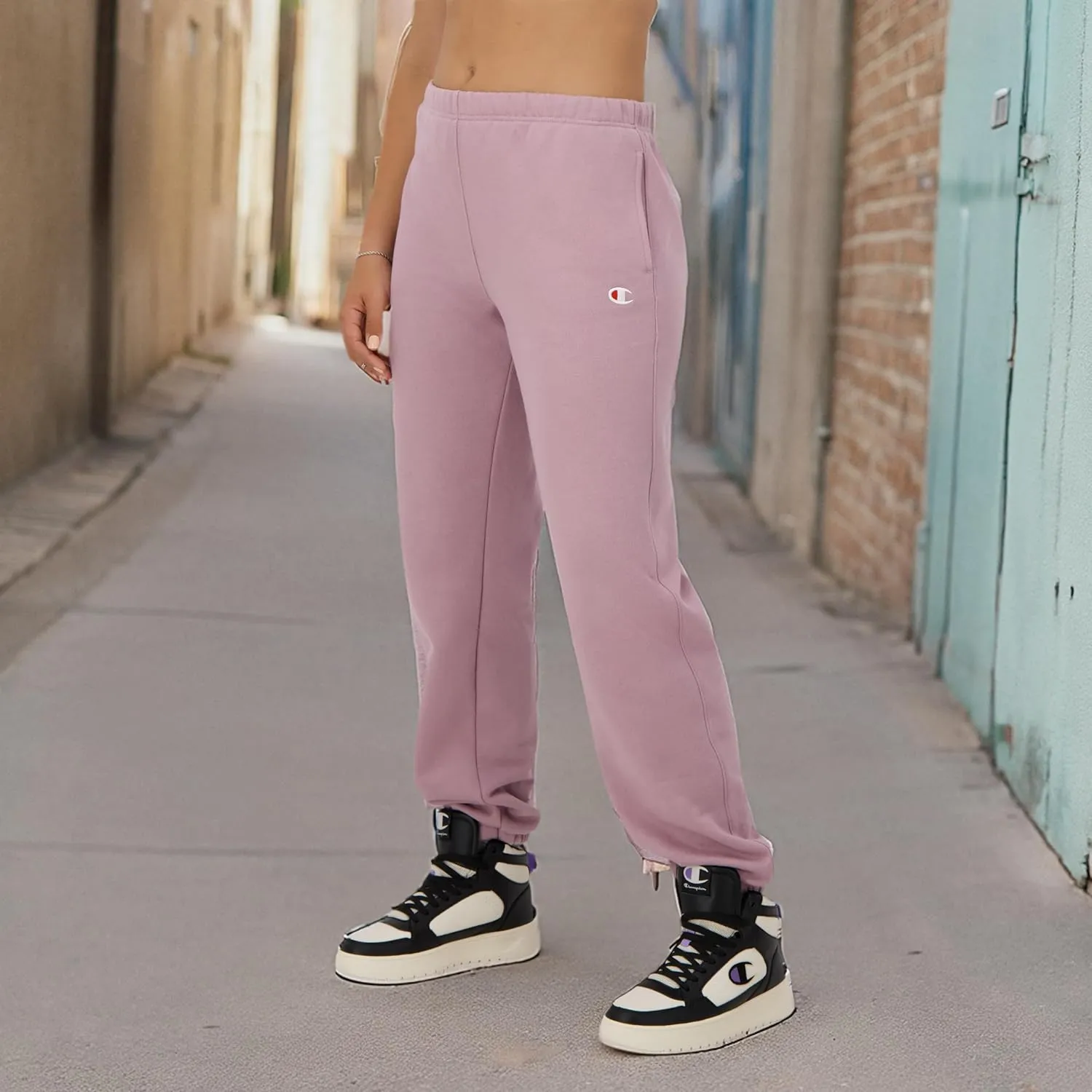 Champion Women'S Sweatpants, Reverse Weave, Fleece Joggers, Sweatpants For Women, 30