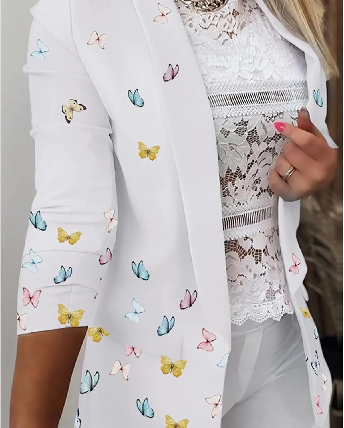 ChicCrate Blazer Jackets for Women Casual Long Sleeve Elegant Work Office Jacket Open Front Cardigan Outwear