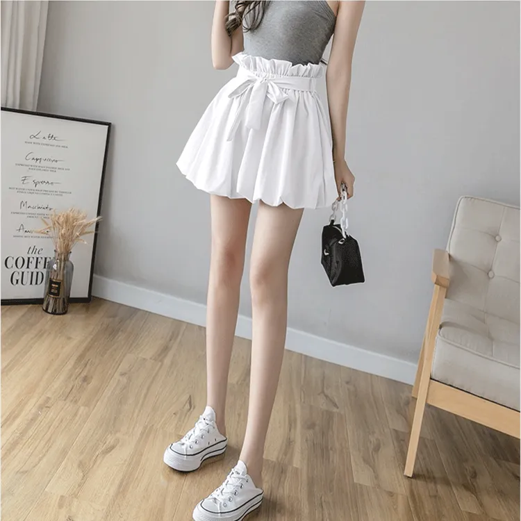 Chiffon High Waist Shorts PL51702