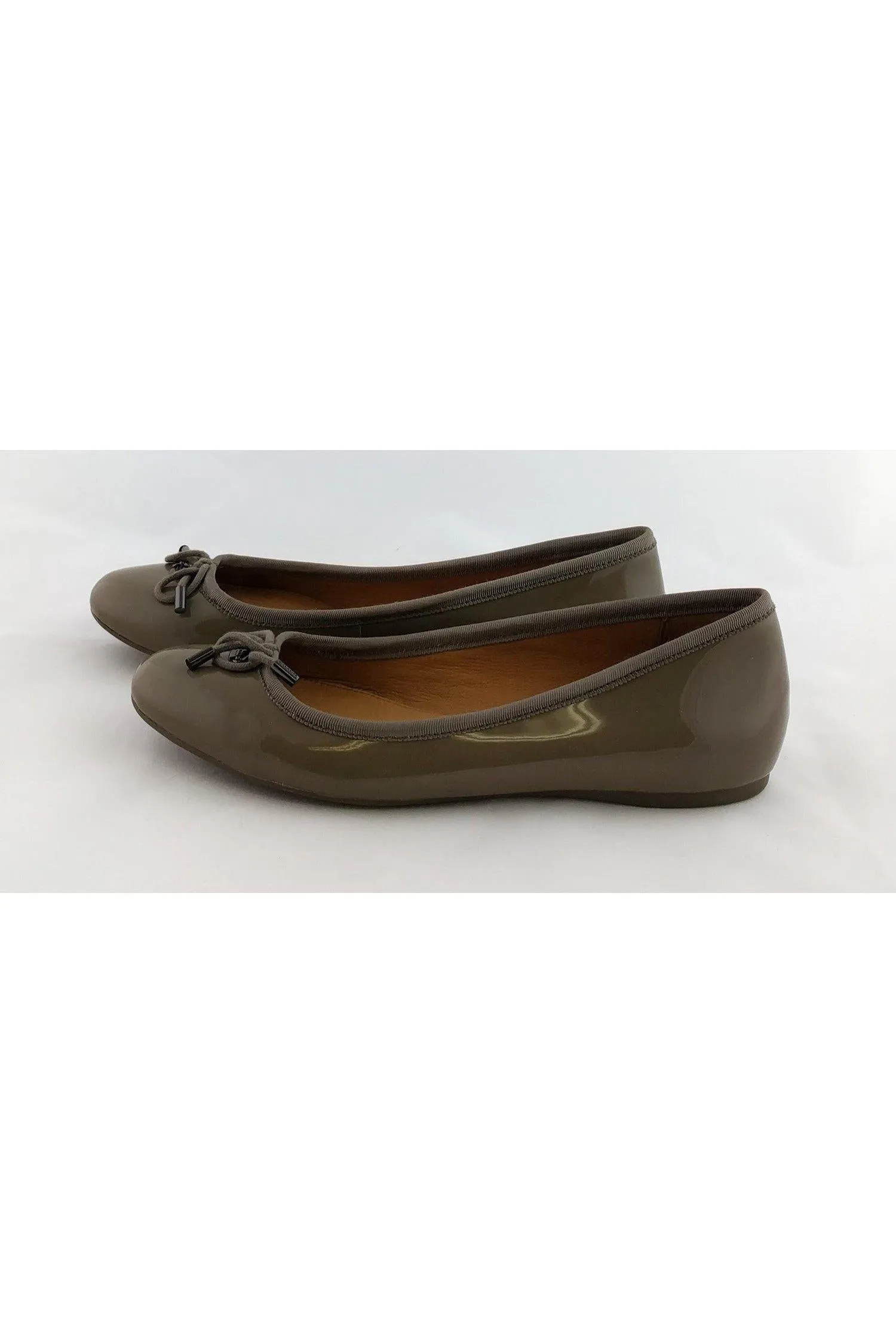 Coach - Taupe Leather Flats Sz 8