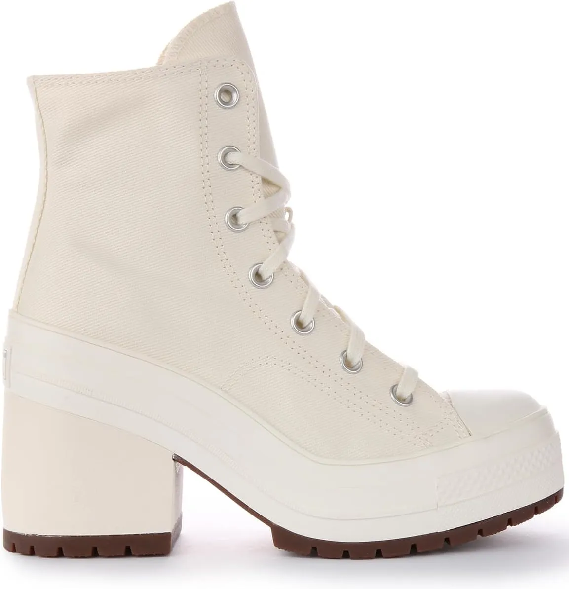Converse A05253C Women's Chuck 70 Delux Heel Hi Boot Heeled Ankle Boots