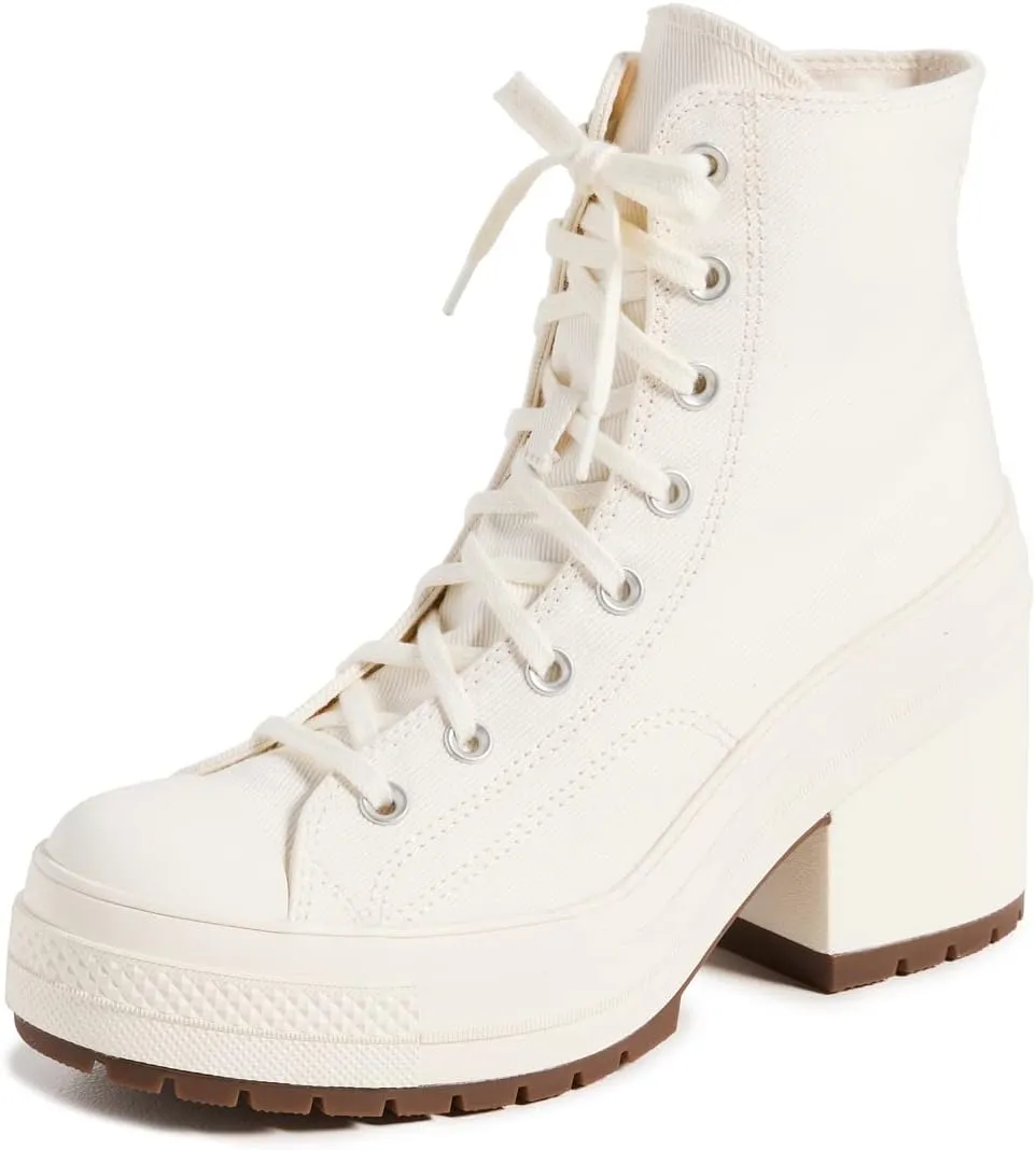 Converse A05253C Women's Chuck 70 Delux Heel Hi Boot Heeled Ankle Boots