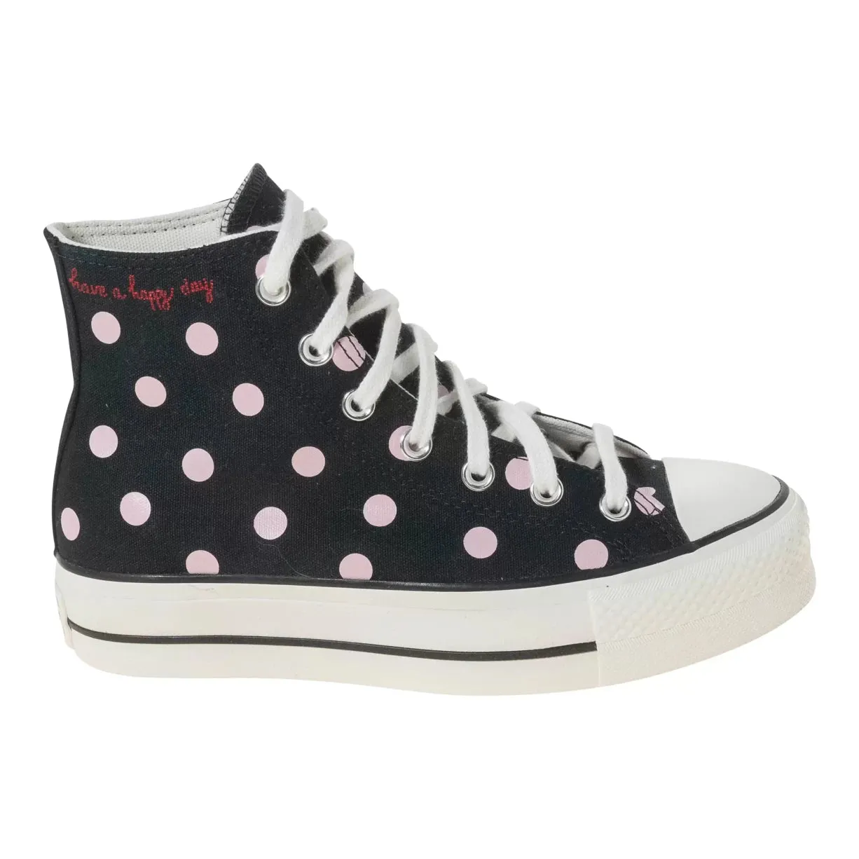 CONVERSE Chuck Taylor All Star Lift Platform Polka Dots - Women's