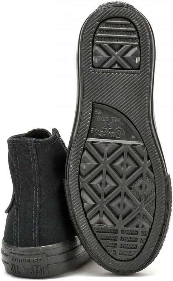 Converse Kids Chuck Taylor All Star Sp Hi Black Monochrome Canvas Trainers