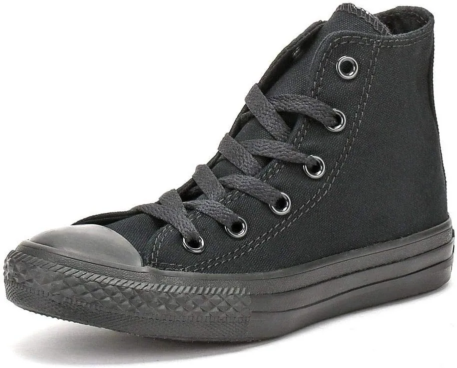 Converse Kids Chuck Taylor All Star Sp Hi Black Monochrome Canvas Trainers
