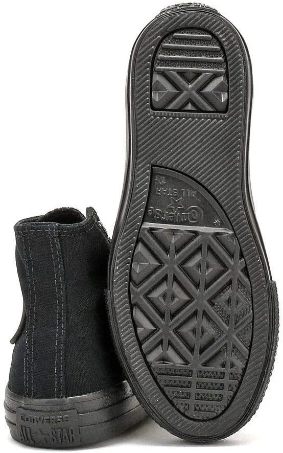 Converse Kids Chuck Taylor All Star Sp Hi Black Monochrome Canvas Trainers