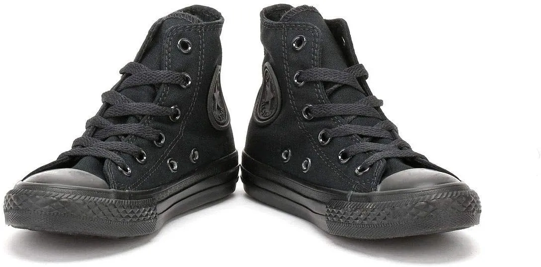 Converse Kids Chuck Taylor All Star Sp Hi Black Monochrome Canvas Trainers