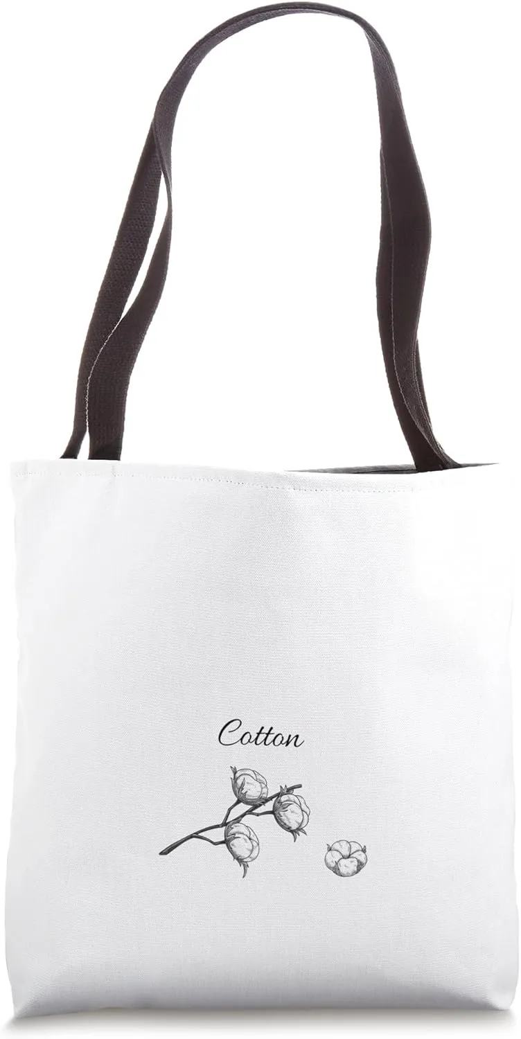 Cotton flower Canvas Tote Bag Reusable Grocery Shopping Bag Tote Bag