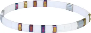 CQUAN CHI Bohemian Stretch Bracelets Tila Bead Friendship Bracelets Handmade Chic Bracelets For Women - 05B