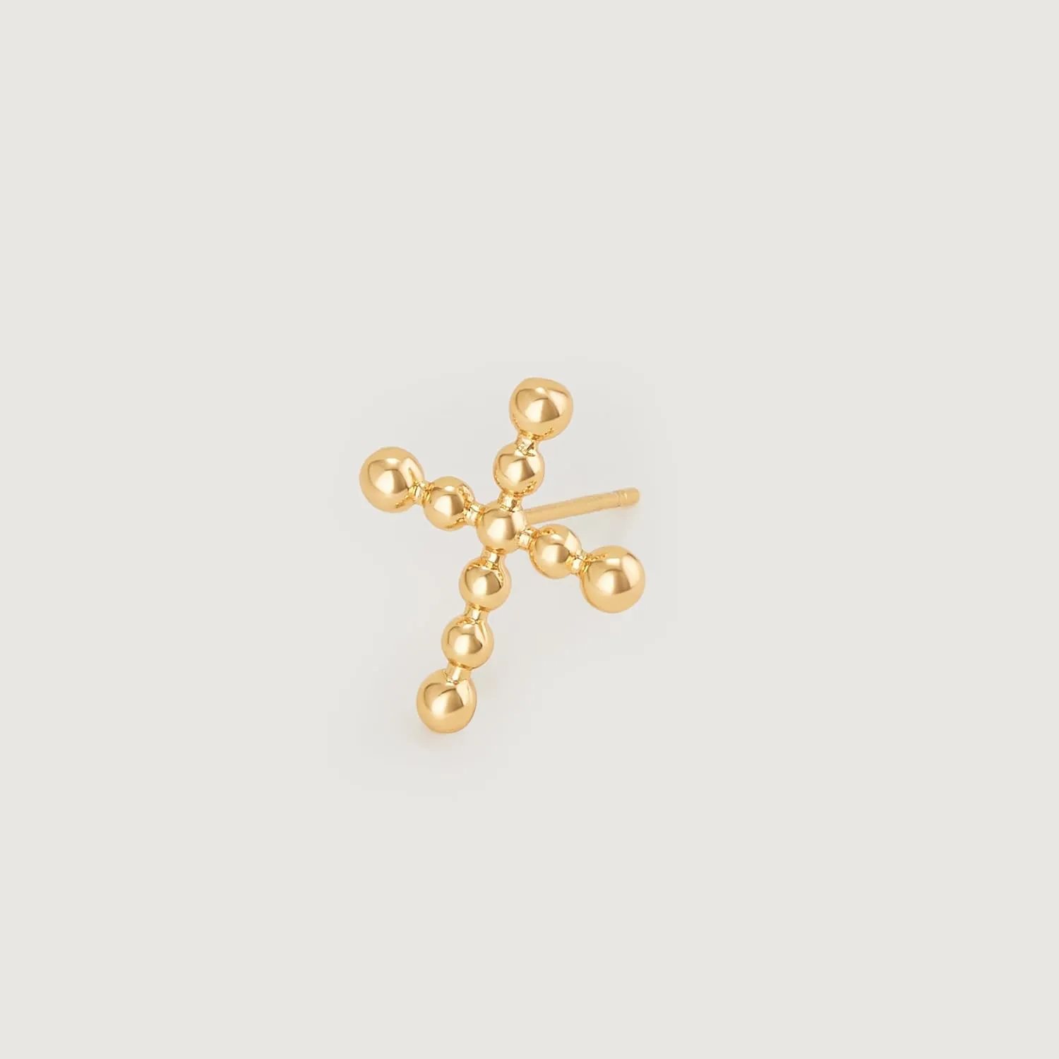 Cross Stud Earrings for Women Trendy 14K Gold Plated Sterling Silver Post Cubic Zirconia Cross Earrings Hypoallergenic Gold Jewelry Gifts