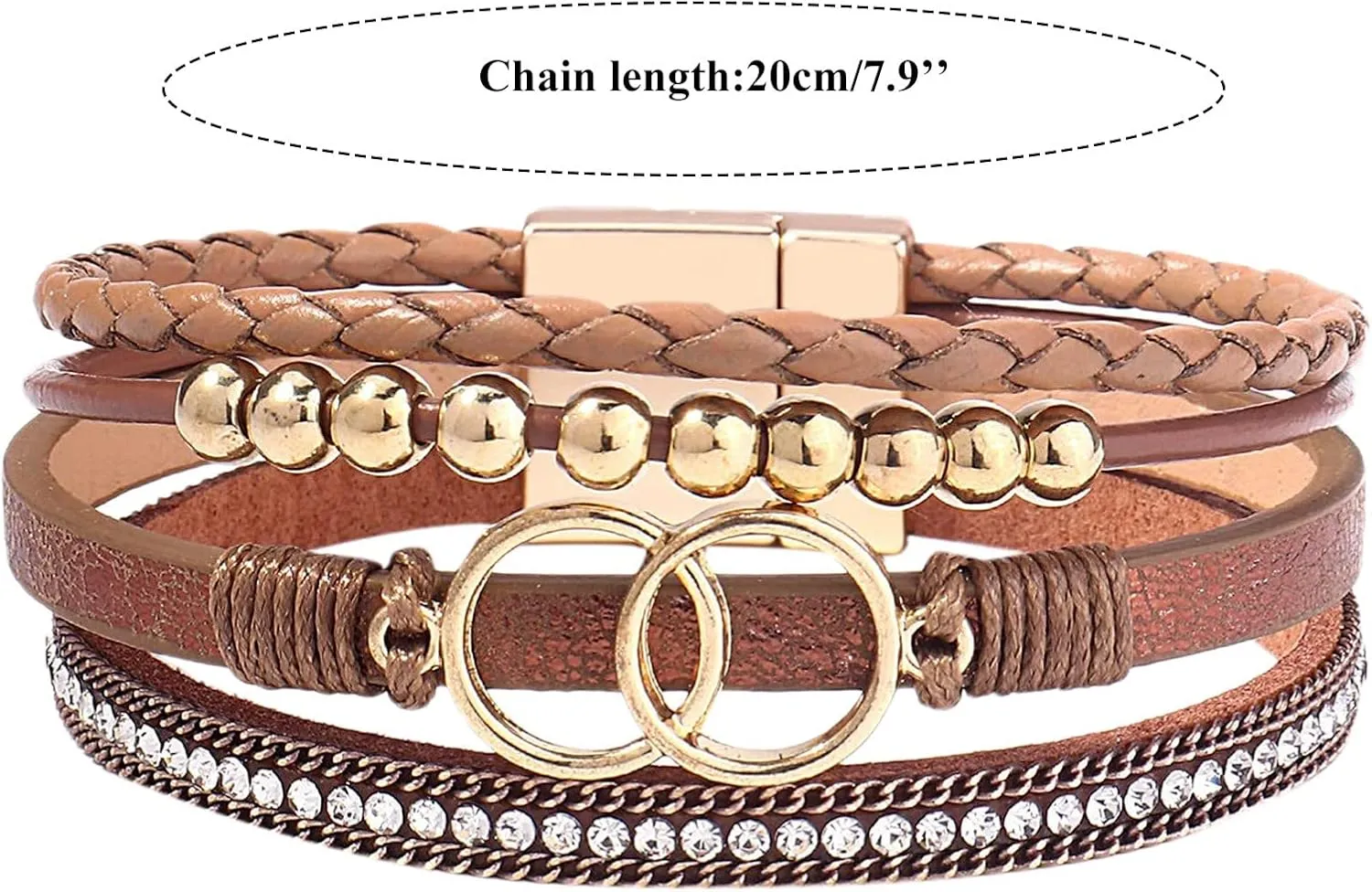 Dainty Chain Jewelry Cute for Girls Woven Bracelet Bohemian Multi Layer Bracelet Leather Bracelets For Women Men Christmas Birthday Gift Color Rope Woven Bracelet Love Friendship Fashion Jewelry