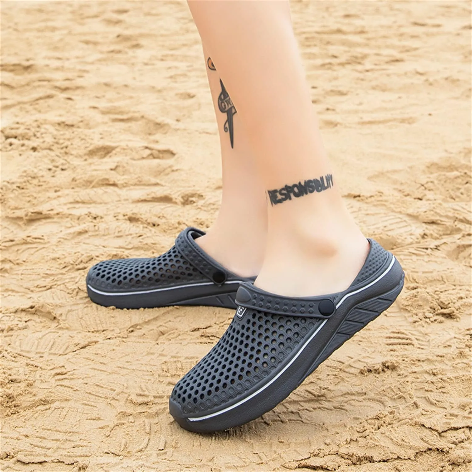 DRESER Women's Garden Clogs Breathable Shoes Bathing Shoes Beach Shoes Water Shoes Footwear Slippers Walking Shoes Home Travel Shoes