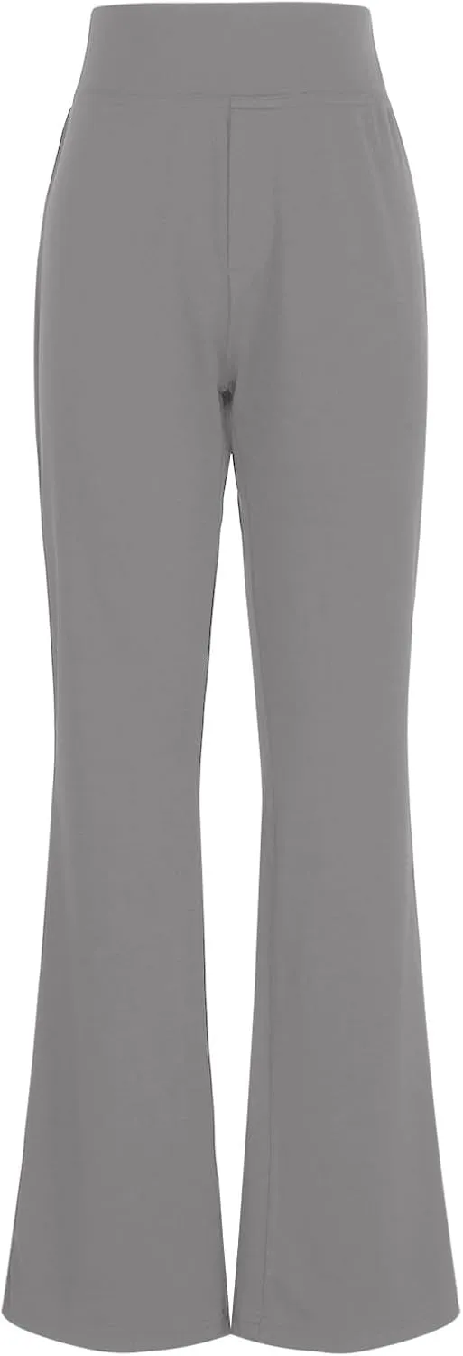 Dress Pants for Women Business Casual Work Pants High Waist Stretchy Trousers Pull On Office Slacks with Pockets