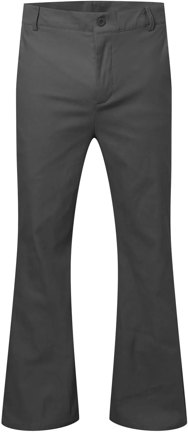 Dress Pants Wide Leg Pants Elastic Waist Solid Color Fashion Comfy Slim Fit Hiking Baggy Casual Pants with Pockets