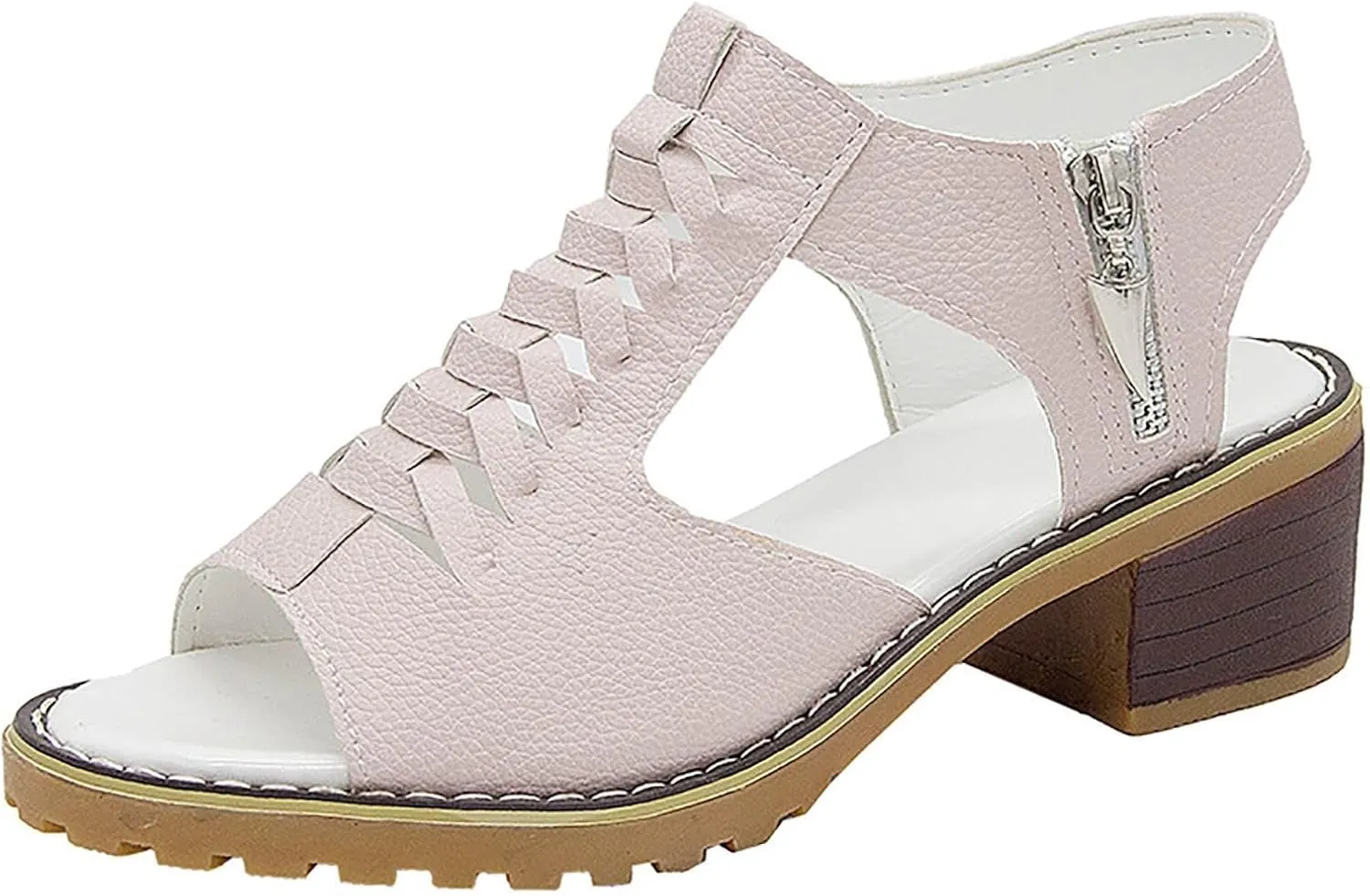 Eduavar Womens Sandals Casual Beach Summer Wedge Dressy Platform Sandals Open Toe Comfortable Arch Support Walking Shoes