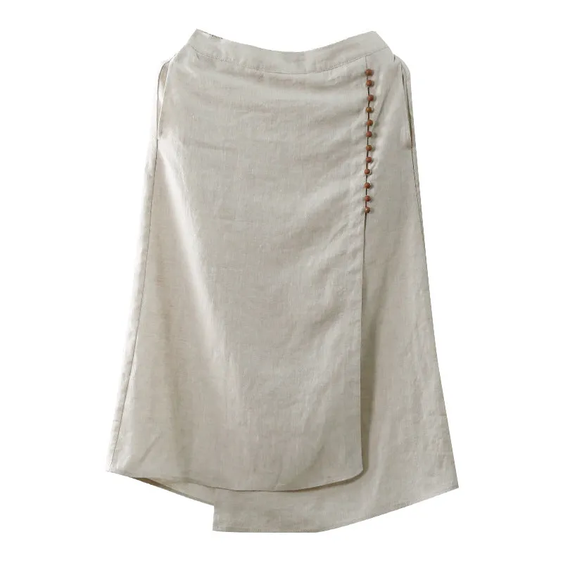 Fashion Irregular Stitching Skirt