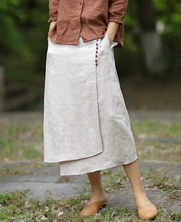 Fashion Irregular Stitching Skirt