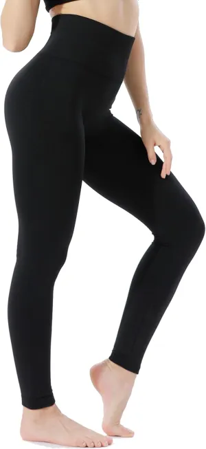 FLINXE Fleece Lined Leggings Women - Winter Warm Tights High Waisted Thick Leggings