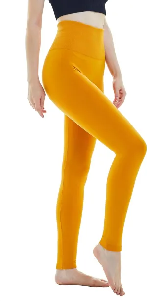 FLINXE Fleece Lined Leggings Women - Winter Warm Tights High Waisted Thick Leggings