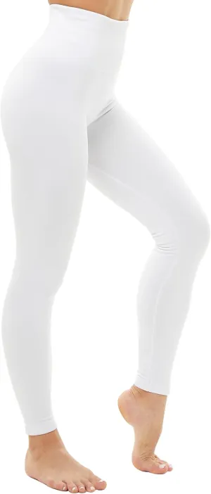 FLINXE Fleece Lined Leggings Women - Winter Warm Tights High Waisted Thick Leggings