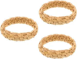 GALPADA Rattan Bracelet Handmade Bracelets Bracelets Women Ethnic Bracelet Round Bracelet Woven Bracelets Bangle