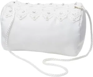 Girls Clutch Purse with Lace Detail - Elegant Handbag for Weddings and Special Events