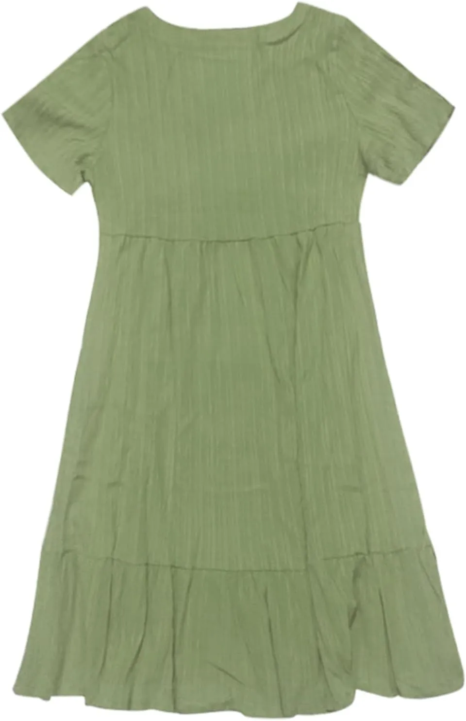 GOKKILRW Womens Summer Dresses Casual Short Sleeve Flowy Maternity Dress Lightweight Going Out Nightgowns Midi Beach Sundress