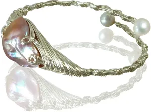Handcrafted Baroque Bracelet- pearl bracelets for women gold-Women's Bracelets Fashionable Cute Pearl Bracelets