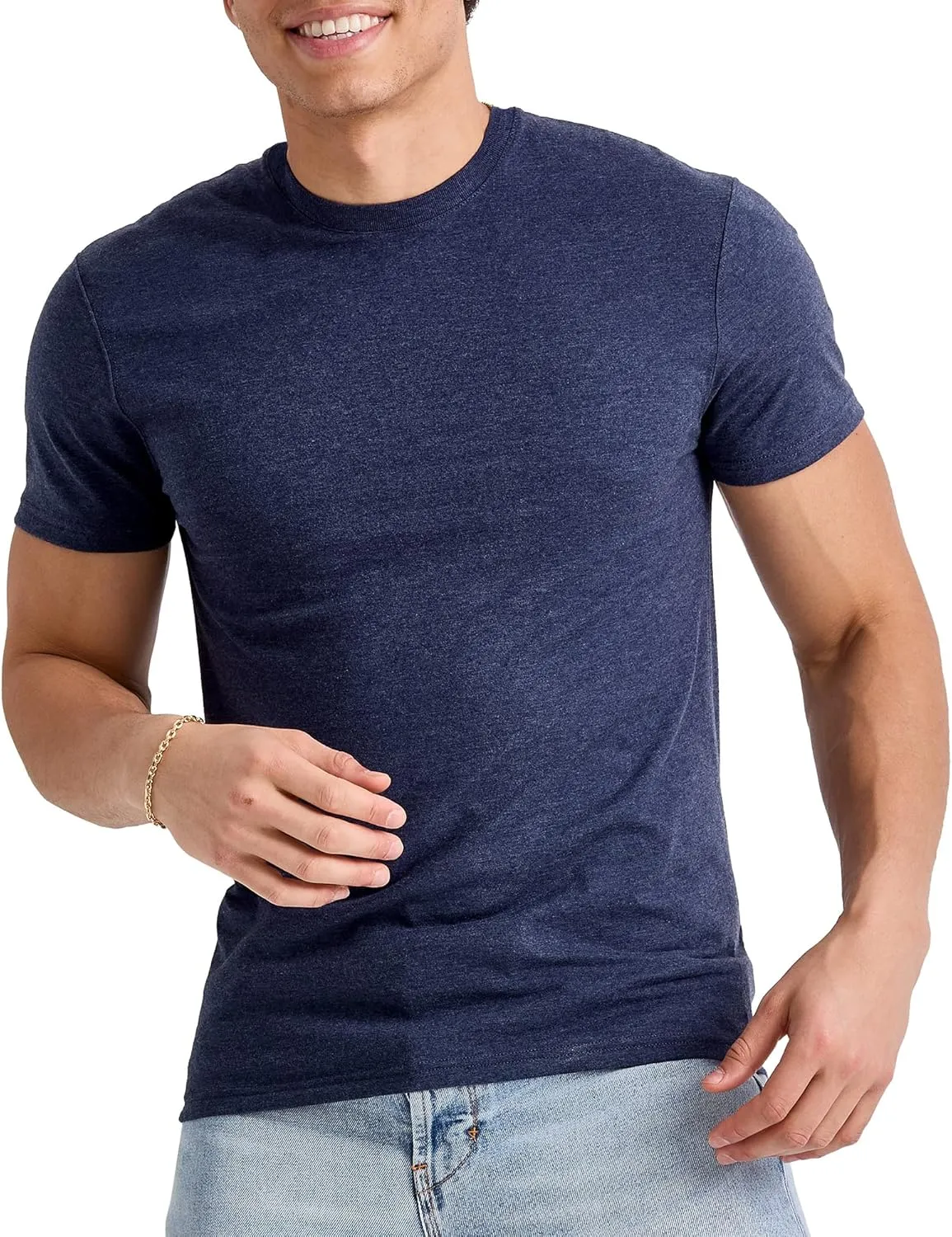 Hanes Men's Originals Lightweight T-Shirt, Tri-Blend Tee, Big & Tall Sizes