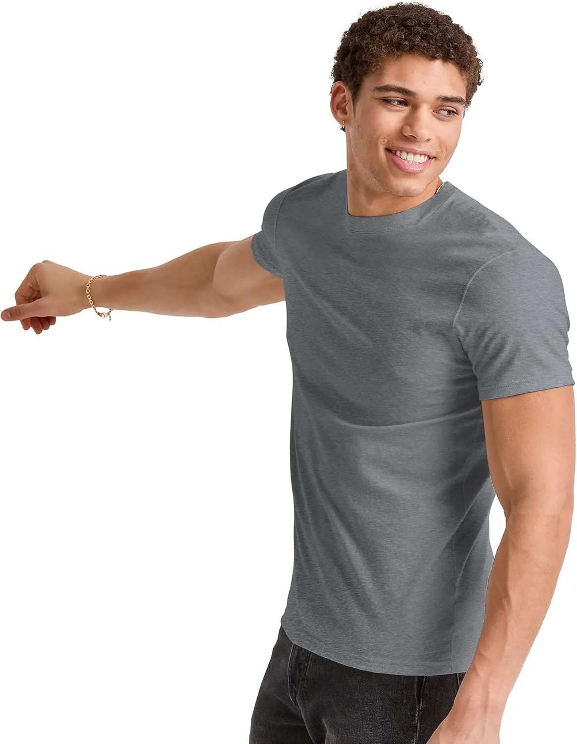 Hanes Men's Originals Lightweight T-Shirt, Tri-Blend Tee, Big & Tall Sizes