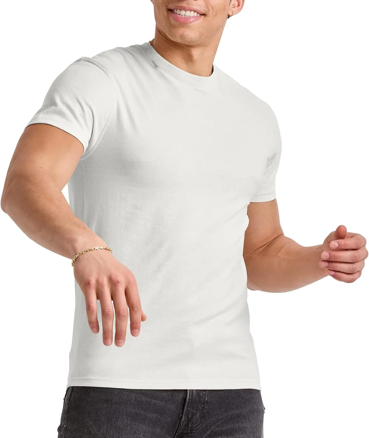 Hanes Men's Originals Lightweight T-Shirt, Tri-Blend Tee, Big & Tall Sizes