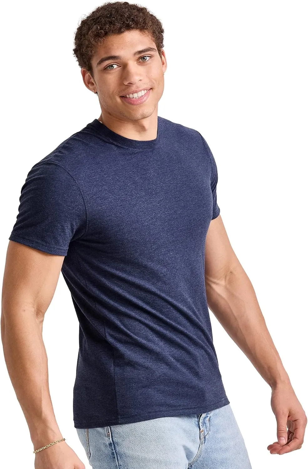 Hanes Men's Originals Lightweight T-Shirt, Tri-Blend Tee, Big & Tall Sizes