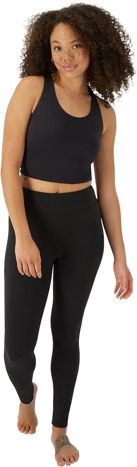 Hanes Originals Women's Racerback Crop Tank Top, Cropped Tank with Built-In Bra, 3-Pack