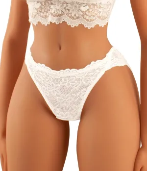 Hibluco Women Lace Underwear Sexy Breathable Hipster Stretch Panties Bikinis