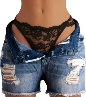 Hibluco Women Lace Underwear Sexy Breathable Hipster Stretch Panties Bikinis