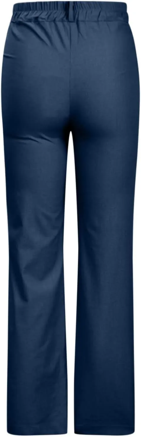 High Waist Pants for Women Business Casual Pants Regular Fit Stretch Pants Straight Leg Trousers with Pockets