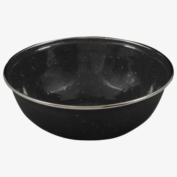 Highlander Deluxe Enamel Bowl Black